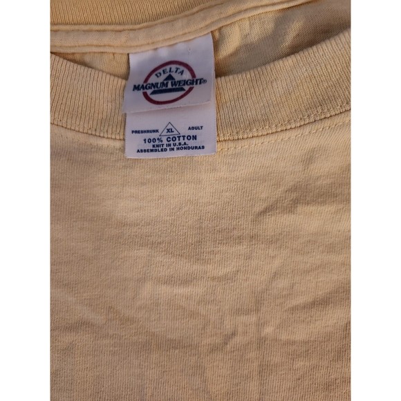 Jimmy Buffet, T Shirt, XL, Yellow, "License To Chill" Band  Tour Merchandise - Picture 3 of 6